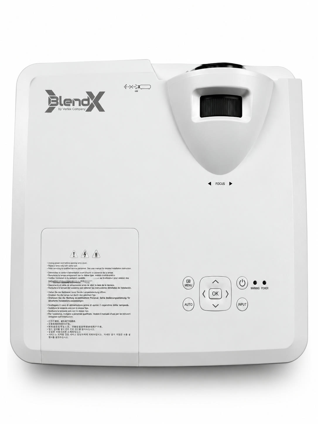 BlendX Short Throw — vista superior