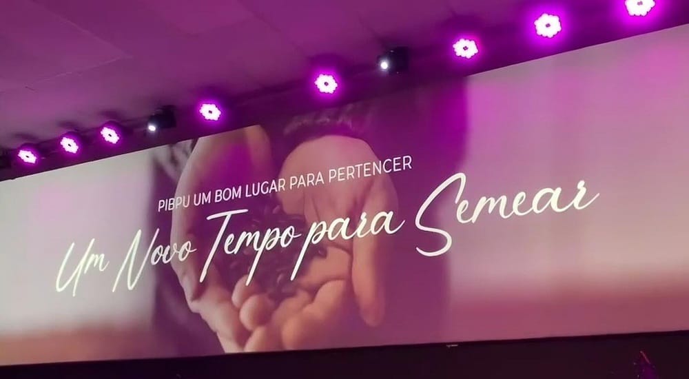 Resultado: telão gigante BlendX ULTRA em igreja real